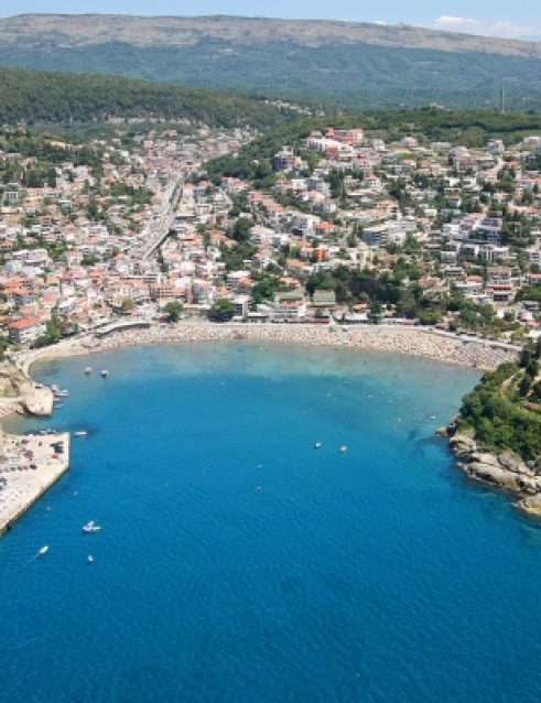 Drone image of Ulcinj